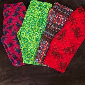 Lularoe OS leggings are of 4